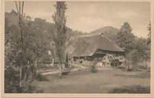 alte AK Gutach - Schwarzwald 1925, ältestes Bauernhaus (600 Jahre alt)