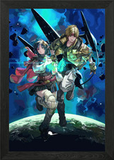 Samurai Anime Gerahmtes