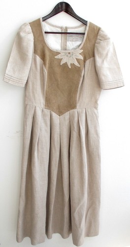Damen trachten kleid - damen, leinen