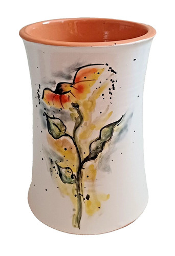 Kunst keramik sonnenblume vase - kunst,