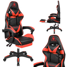 Gaming Gaming Stuhl Bürodrehstuhl Fußstütze Kruger&Matz