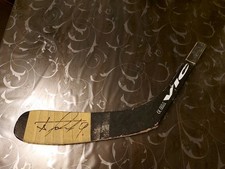 Eishockeyschläger Stück mit Original Autogramm Viktor Gordiouk Nummer 9 DEG