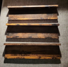 3er Set Wandregal Vasagle Schweberagel Regal Wand Bilderleiste Regalbrett  Holz