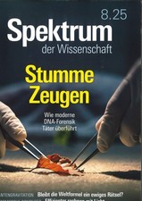 Spektrum der Wissenschaft, 08/2025: Stumme Zeugen   +wie neu+