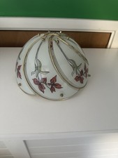 Rosa Iris Tiffany Stil Schirm 