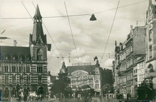 Ansichtskarte erfurt anger - ansichtskarte,