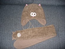 „Eule“ Fleece-Winterset