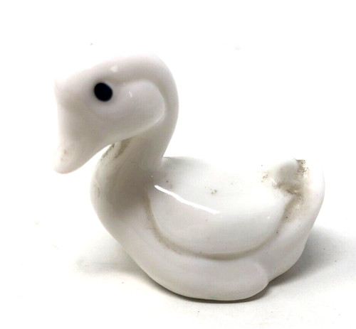 Porzellan ente weiß - -,