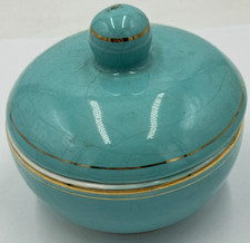 Zuckerdose blau alt antik