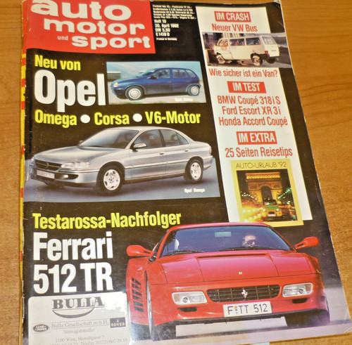 Auto motor sport 1992 ferrari - auto,