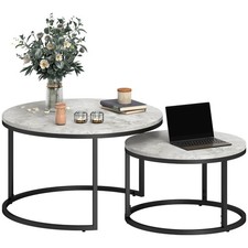 Couchtisch-Set, 2 runde