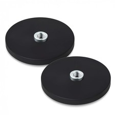 2x Neodym Magnet gummiert