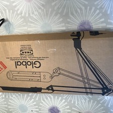 Ikea, Global, Schreibtischlampe, Schwarz, 70 Jahre, Dänisches Design