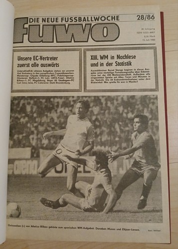Neue fussballwoche fuwo - neue, 1986