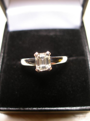 Karat weissgold ring - karat,