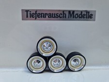 1:18 Old School Echt Alu Felgen Audi VW Mercedes Opel BMW Tuning