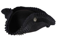 schwarzer Dreispitz Damen Hut