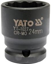 24mm Vielzahn Kraftnuss Schlagschrauber Antriebswellen Werkzeug 12-kant 1/2"