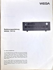Bedienungsanleitung Tuner WEGA