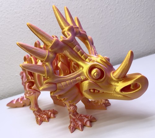 Flexi styracosaurus skelett - styracosaurus,