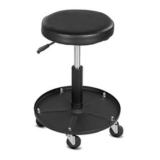 Werkstatthocker mit Rollen WS2 Werkstattstuhl höhenverstellbar schwarz gebraucht