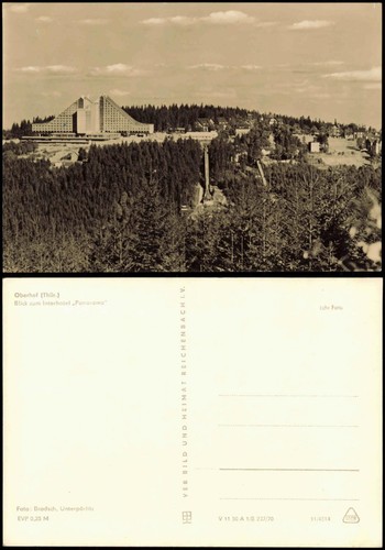 Ansichtskarte oberhof - ansichtskarte,