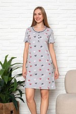 Damen Nachthemd Baumwolle