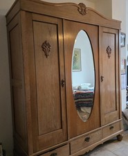 Vintage Schrank, Eiche (ca