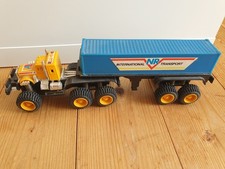 Vintage B.C. USA Top Trucks  Long Horn Semi Truck+ Trailer (inter. Transp.) 1986