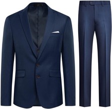 Herrenanzug, 3-teilig Slim Fit