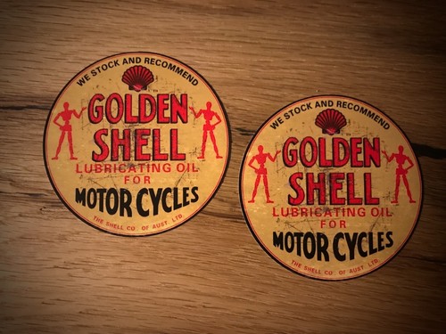 Shell aufkleber öl vintage - Öl,