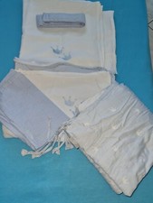 Träumeland Bett-Set 3-tlg 100 x 135cm Krone blau