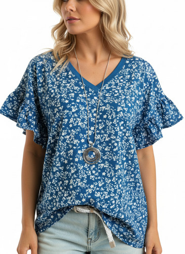Sheego shirt tunika - shirt, bluse