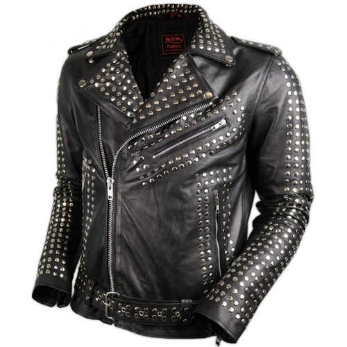 Herren nieten lederjacke jacke - lederjacke,