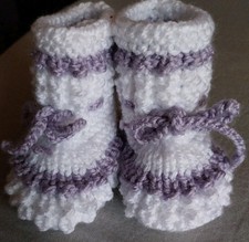 Babyschuhe, gestrickt