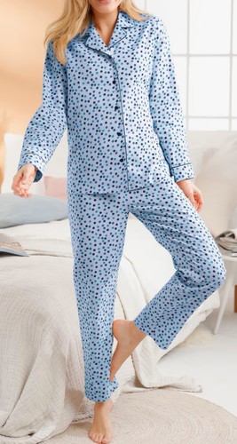 Pyjama damen flanell - pyjama,