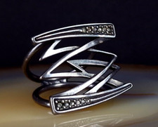 Ring Silber 900 XL modern 19,7