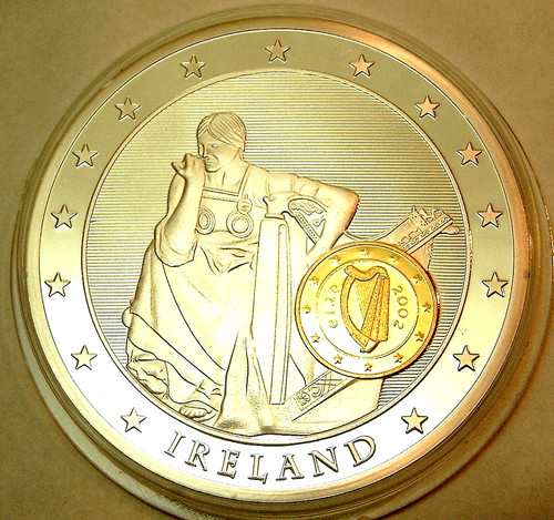 Irland euro 2002 harfe - irland,
