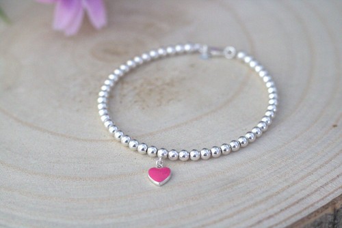 4mm perlen armband 925 - 4mm,