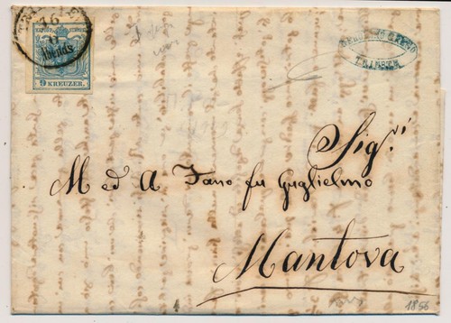 österreich 1856 9kr brief - 1856,
