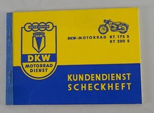 Scheckheft DKW RT 175 S / RT