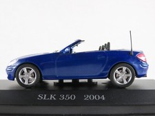 De Agostini #40 Mercedes-Benz SLK 350 (2004-2008) in blau 1:43 PC-Vitrine