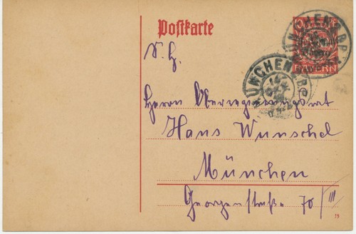 Bayern ortsstempel münchen - bayern,