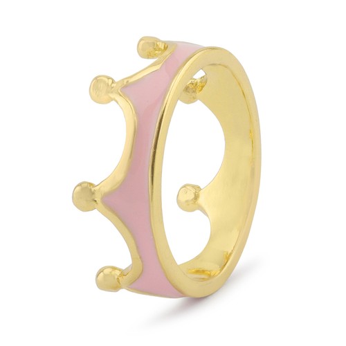 Kronen ring vergoldet - ring, für
