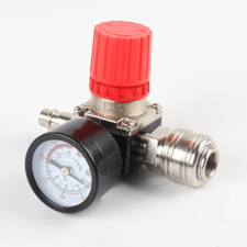 1/4" Druckregler Druckluft Druckminderer Druckregulierung Kompressor 0-12bar DHL