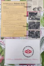 Konvolut Bilder+Prospekte  Fortschritt Landmaschinen,Erntemaschinen Neustadt,DDR