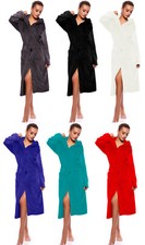 BADEMANTEL UNISEX DAMEN HERREN SAUNA MORGENMANTEL MIT KAPUZE NEU GR. S - 12XL