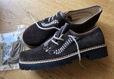 Trachtenschuhe, traditionelle Haferlschuhe, Braun,  Größe 42 ...