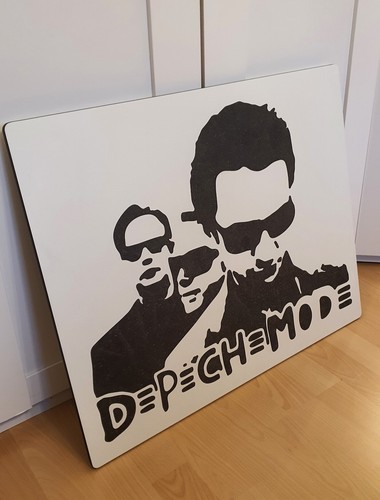 Depeche mode bild gefräst - depeche,