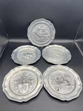 Vintage Zinnteller Wandteller